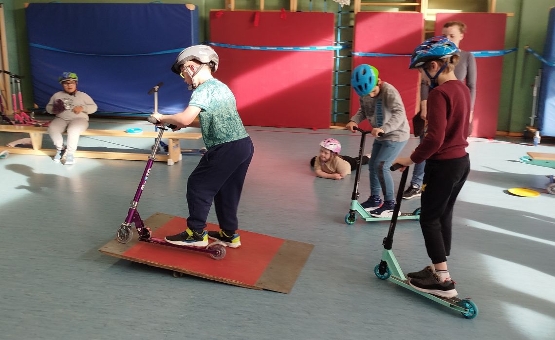 Roller-KIDS-Mobil an der PZS